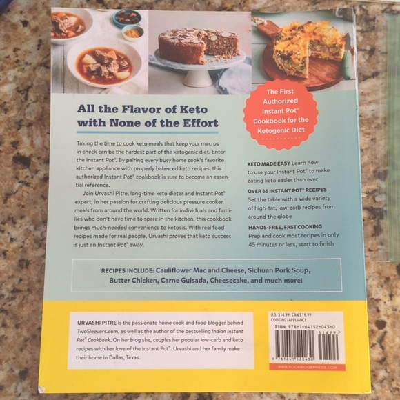 **3-for-15** The Keto Instant Pot Cookbook - Picture 2 of 5